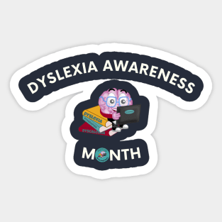 Dyslexia Awareness Month Sticker